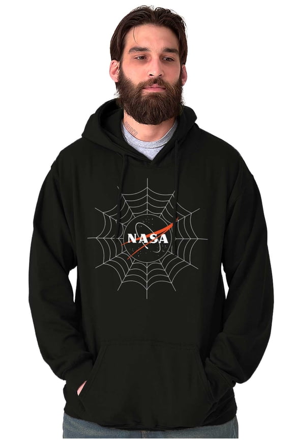 Spooky Halloween NASA Spider Web Hoodie Sweatshirt Women Men Brisco Brands X