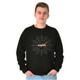 thumbnail image 1 of Spooky Halloween NASA Spider Web Sweatshirt for Men or Women Brisco Brands S, 1 of 6