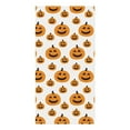 thumbnail image 1 of Spooky Halloween Night Polyester Door Curtain - 70.8x35.4 Inch Gothic Ghost Door Cover with Pumpkin & Black Cat Pattern, 1 of 5