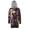 thumbnail image 1 of Spooky Halloween Night Witch Boykin Spaniel Glowing Pumpkins All Over Print 3D Hooded Duffle Toggle Coat Dog Lover - 12015, 1 of 6