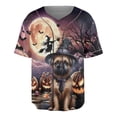 thumbnail image 1 of Spooky Halloween Night Witch Brussels Griffon Glowing Pumpkins All Over Print 3D Baseball Shirt Griff Dog Lover Softball Sport - 12015, 1 of 6