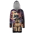 thumbnail image 1 of Spooky Halloween Night Witch Goldendoodle Glowing Pumpkins All Over Print 3D Hooded Duffle Toggle Coat Doodle Dog Lover Gifts Idea - 12015, 1 of 6