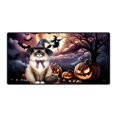 thumbnail image 1 of Spooky Halloween Night Witch Ragdoll Glowing Pumpkins Desk Mat Full Keyboard Mouse Pad Cat Lover Kitten Owner Gifts Idea Large Mousepad - 12015, 1 of 5