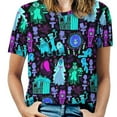 thumbnail image 1 of Spooky Halloween Party T Shirts Basic T-Shirt Short Sleeve Ladies Tee Shirt Summer Graphic Clothing, 1 of 6