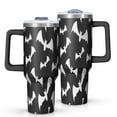 thumbnail image 1 of Spooky Halloween Pattern Tumbler with Handle and Lid,40oz Double Wall Vacuum Insulated Tumbler,Cups Gift for Women and Men, 1 of 7