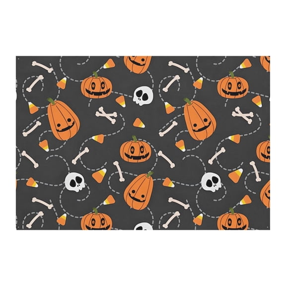 Spooky Halloween Photography Backdrop 7x5ft - Spooky Cute Theme with Witch and Spider Web
