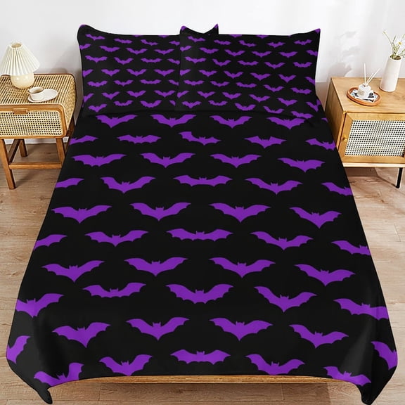Spooky Halloween Print-1 Bedding Set Couple Bedclothes Pillowcase Home Textiles Bed 3pcs Set for Bedroom Customized Decoration Queen