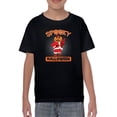thumbnail image 1 of Spooky Halloween Santa T-Shirt Juniors -Image by Shutterstock,  Large, 1 of 4