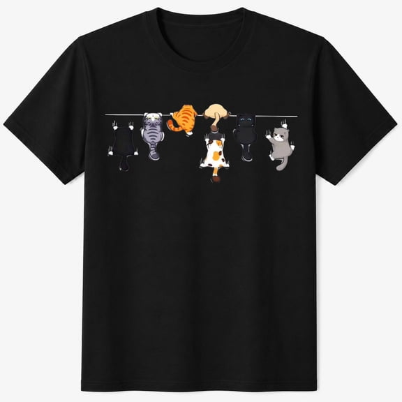 Spooky Halloween T-Shirt, Halloween Costume Lineup, Seasonal Graphic Short Sleeve Casual Tee