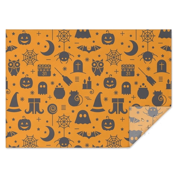 Spooky Halloween Tablecloth Waterproof Rectangular Black Cat Vintage Gothic Scary Horror Theme60x84 inchesHalloween Table Cloth Holiday Gifts