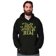 thumbnail image 1 of Spooky Halloween Trick or Treat Unisex Plus Fleece Graphic Hoodie Brisco Brands 5X, 1 of 6