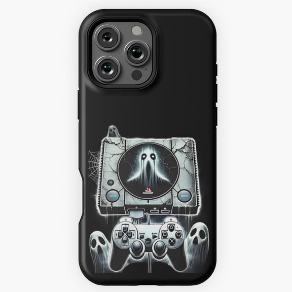 Spooky Haunted Console Ghostly Vibes Phone Case for iPhone 16 15 14 13 12 11 Pro Max