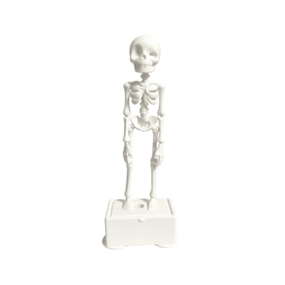 Spooky Haunted Dancing Skeleton Fish Tank Bubbler Ornament, Halloween Horror Skeleton Aquarium Resin Decor with Air Tube, Creepy Graveyard Skull Decor for Halloween Fish Tank Decoration