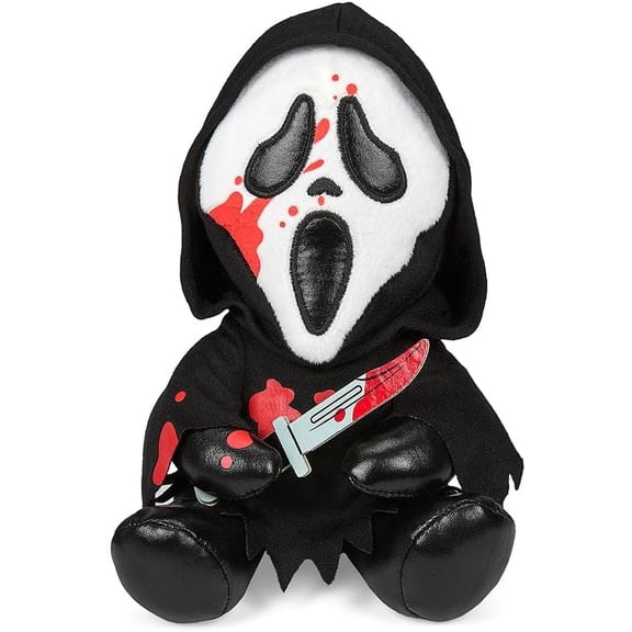 Spooky Horror Plush with Phantom Mask Ultra Soft Horror Stuffed Animal for Hooded Figure Ghostface Plush Toys