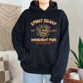 thumbnail image 1 of Spooky Island Casual Halloween Tops Disco Skull Hoodies 90s Retro Graphic Tees Long Sleeve Sweatshirts Cotton Shirts for Daily Outfits Black,2XL, 1 of 5