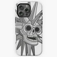 thumbnail image 1 of Spooky Island Mirror Skeleton Fan Art Phone Case for iPhone 16 15 14 13 12 11 Pro Max M5901170, 1 of 2