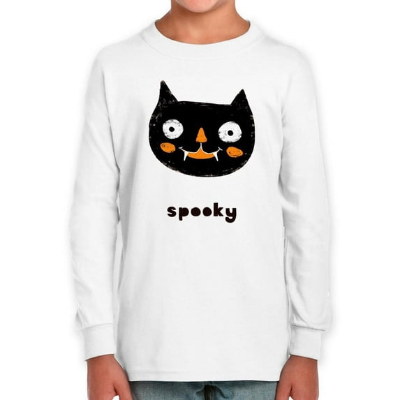 Spooky Kitten Vampire Long Sleeve Toddler -Image by Shutterstock, 4 Toddler