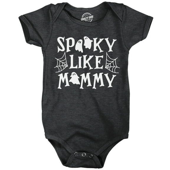 Spooky Like Mommy Baby Bodysuit Funny Sarcastic Halloween Graphic Novelty Jumper For Infants
