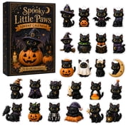 Spooky Little Paws Advent Calendar 2026, 24 Days Spirits Cat Calendar