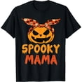 thumbnail image 1 of Spooky Mama Pumpkin Halloween T-Shirt, 1 of 3