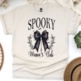 thumbnail image 1 of Spooky Mama’s Club Graphic T-Shirt | Unisex Gothic Style Outfit, Natural, Size L, 1 of 6