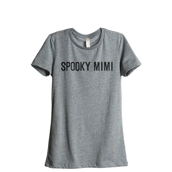 Spooky Mimi Women's Fashion Relaxed T-Shirt Tee Heather Grey X-Large