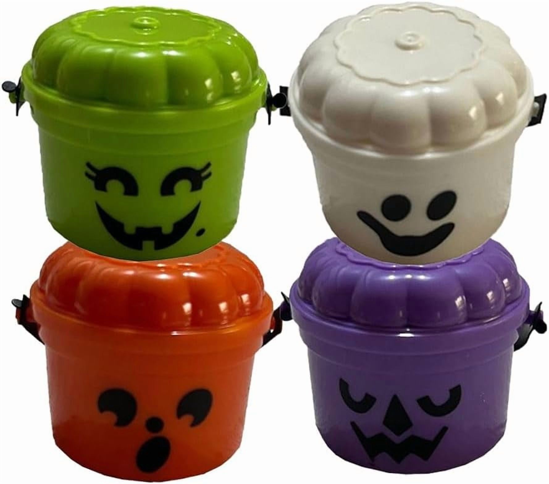 Spooky Mini Boo Bucket Figurines, 3D Printed Mini Halloween Pumpkin ...