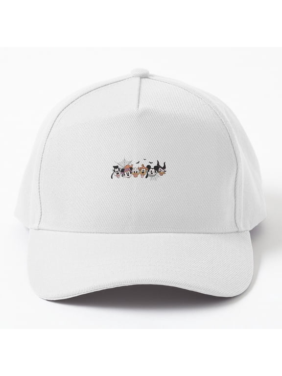 Spooky Mouse Friends Baseball Cap, Cute Graphic Design, Casual Hat Style