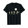 thumbnail image 1 of Spooky Mummy Lover Full Moon Scary Halloween Costume Mummy Black T-Shirt Casual Cotton Tee, 1 of 5