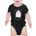 thumbnail image 1 of Spooky Night. Cute Happy Ghost Bodysuit Infant -Image by Shutterstock,  6 Months, 1 of 4