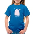 thumbnail image 1 of Spooky Night. Cute Sleepy Ghost T-Shirt Juniors -Image by Shutterstock,  Small, 1 of 4