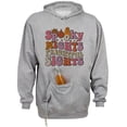 thumbnail image 1 of Spooky Nights Frightful Sights Beer Holder Tailgate Hoodie Sweatshirt Unisex Medium Oxford, 1 of 4