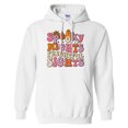 thumbnail image 1 of Spooky Nights Frightful Sights Hoodie Sweatshirt Unisex Large White, 1 of 5