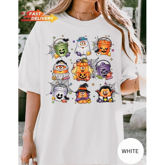 Spooky Nuggets Shirt, Halloween Funny Shirt,Chicken Nuggets Tshirt Halloween Nuggets Tee Horror Halloween Shirt,Spooky Gift,White Color,Size 2XL