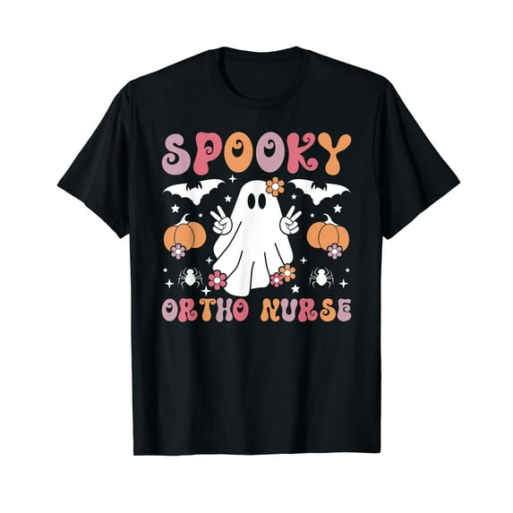 Spooky Orthopedic Nurse Halloween Ortho Nursing T-Shirt