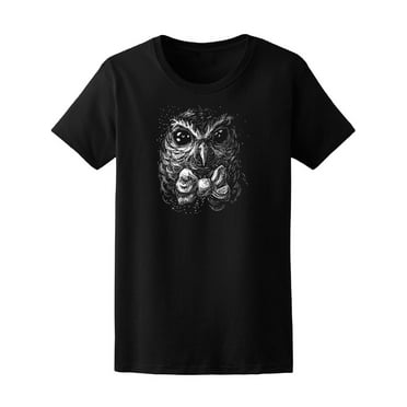Spooky Owl T-Shirt Men -Image by Shutterstock, Male Medium