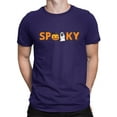 thumbnail image 1 of Spooky Pumpkin Ghost Halloween Graphic - Men's T-shirt, 1 of 4