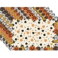 thumbnail image 1 of Spooky Pumpkin Halloween Placemats Set of 4 Table Mats for Party Home Kitchen Dining Table Decorations 12x18 Inch, 1 of 5