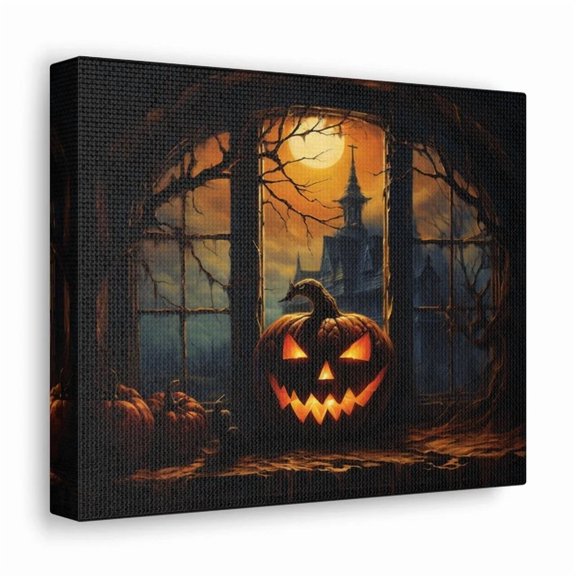 Spooky Pumpkin Poster Wall Art Gothic Hal.Low.Een Poster Dark Academia Decor Art