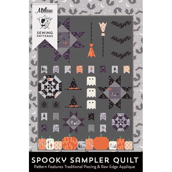 Spooky Sampler Quilt Pattern by Melissa Mortenson