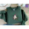 thumbnail image 1 of Spooky Santa Embroidered Sweatshirt, 1 of 1
