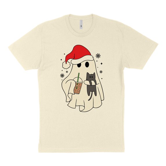 Spooky Santa Ghost Shirt Unisex X-Large Natural