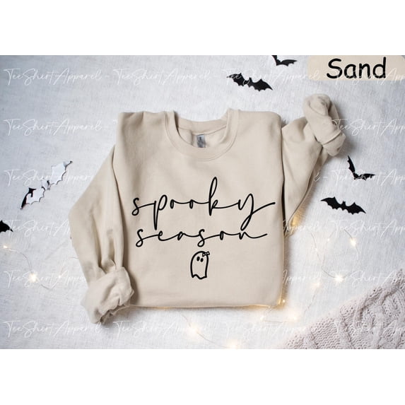 Spooky Season Ghost Fall Graphic Sweatshirt - Walmart.com