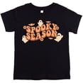 thumbnail image 1 of Spooky Season Groovy Ghosts T-Shirt for Baby and Toddler Youth Girls Halloween Outfit Black Shirt Youth Large, 1 of 4