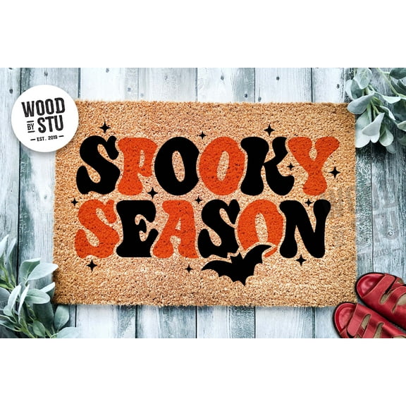 Spooky Season Halloween Door Mat | Funny Doormat | Welcome Mat | Funny Door Mat | Fall Autumn Decor Gift | Home Doormat | Custom Doormat