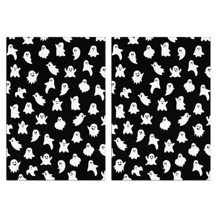 Spooky Season Kitchen Towels Set of 2, 18x26 Inches Absorbent Hand Towels & Dish Towels, Halloween Themed Tea Towels for Witchy Home Decor