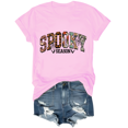 thumbnail image 1 of Spooky Season Shirt Funny Halloween Spooky Women Graphic Tees Unisex, 1 of 7