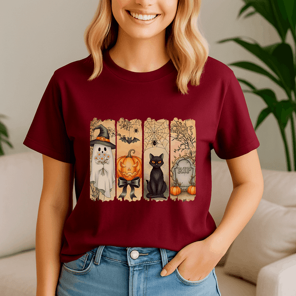 Spooky Season Shirt, Spooky Season Tee, Happy Halloween Shirt , Ghost Pumpkin Tshirt, Funny Holiday Gift,Horror Witchy