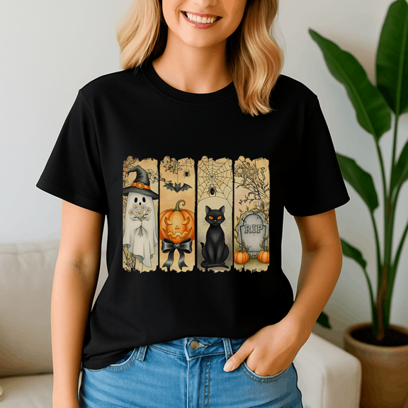 Spooky Season Shirt, Spooky Season Tee, Happy Halloween Shirt , Ghost Pumpkin Tshirt, Funny Holiday Gift,Horror Witchy