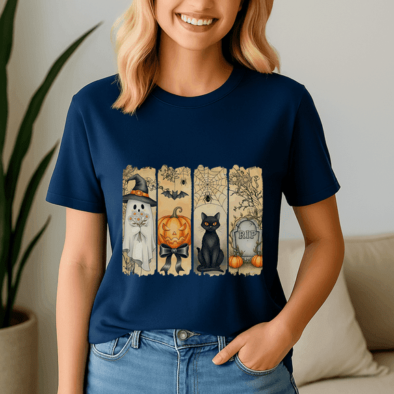 Spooky Season Shirt, Spooky Season Tee, Happy Halloween Shirt , Ghost Pumpkin Tshirt, Funny Holiday Gift,Horror Witchy